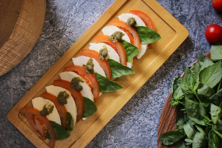 mozzarella tomato basil appetizer recipes