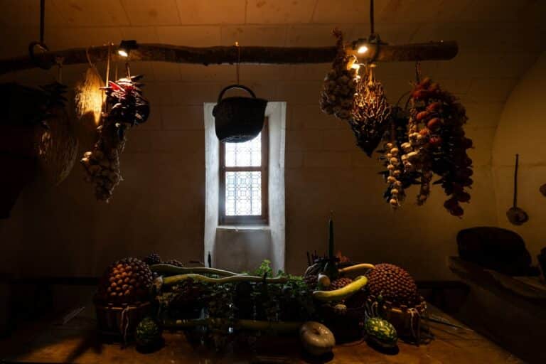 hanging herbs in kitchen