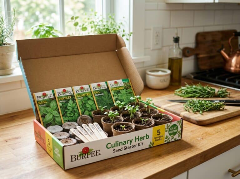burpee culinary herb seed starter kit
