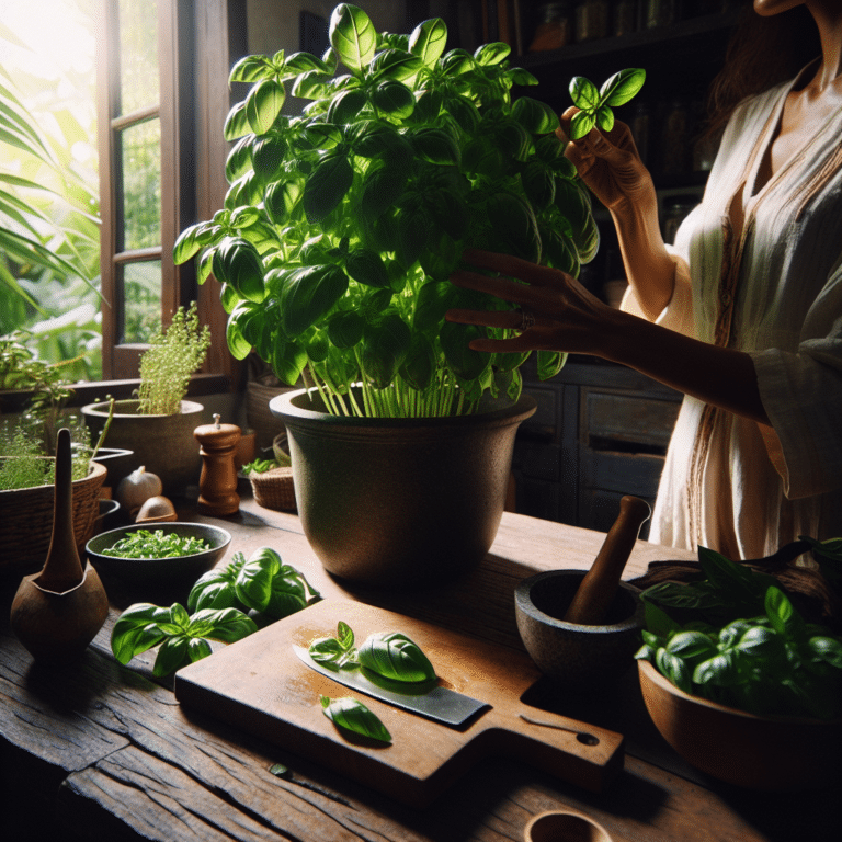 Growing and Cooking with Indoor Basil