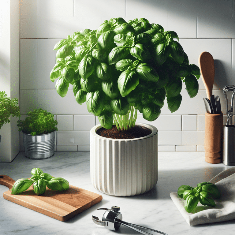 Indoor Basil: An Essential Ingredient in Your Kitchen