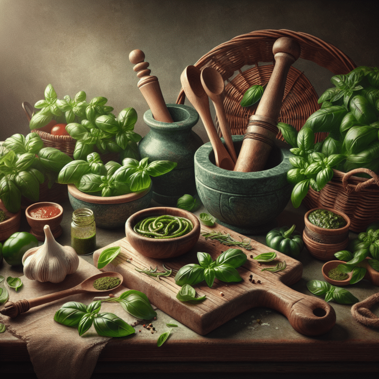 Aromatic Recipes with Homegrown Basil