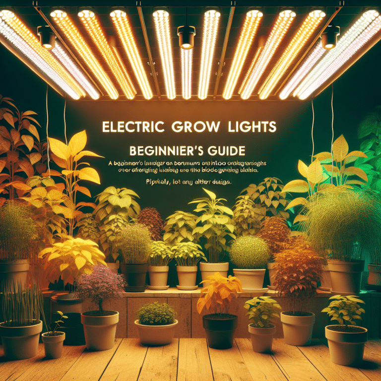 "Electric Grow Lights: A Beginner's Guide
