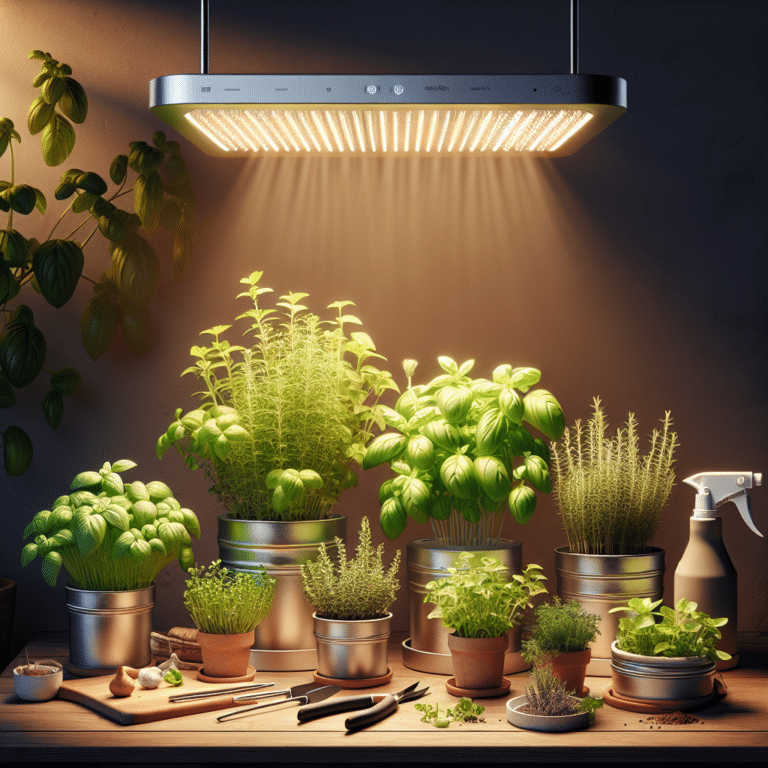  "Finding the Perfect Grow Lights for Indoor Herb Gardening